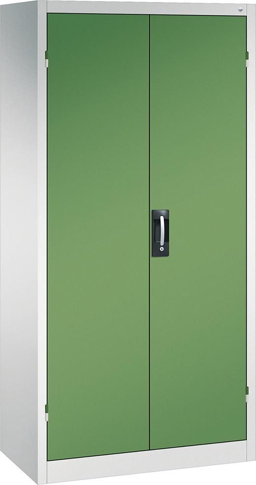 Produktbild CP Akkuladeschrank Typ BASIC mit Vollblechtüren Höhe 1950 mm RAL 7035 6011