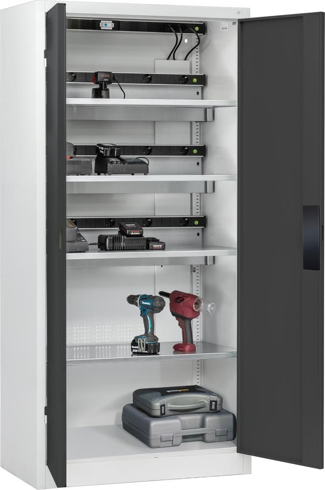 Produktbild C+P Akkuladeschrank Serie 89 1950 x 930 x 500 mm Ergo Lock Griffschloss bild 2