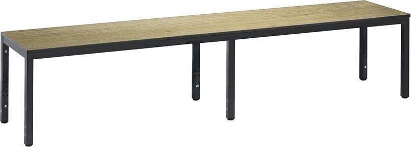 Produktbild C+P Sitzbank Basic Plus ohne Schuhrost 1960 x 353 x 401 mm Eiche