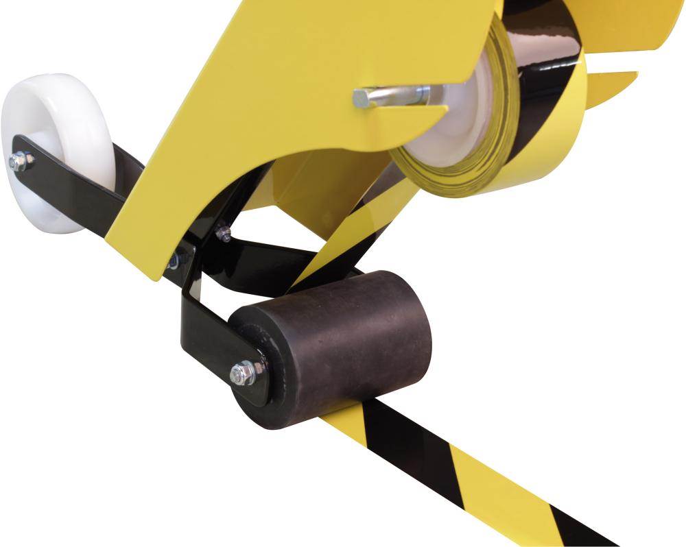 Produktbild Dancop Bodenmarkierungsband VE 5 gelb schwarz Breite 50mm Stärke 0,2mm bild 3