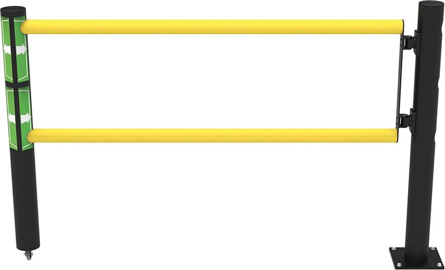 Produktbild Dancop Schwingtür D flexx 1750 mm aus 3 Holmen mit Rad bild 1