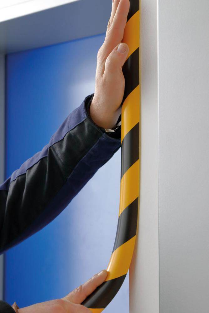 Produktbild Dancop Warn und Schutzprofil Typ A 1000mm gelb schwarz