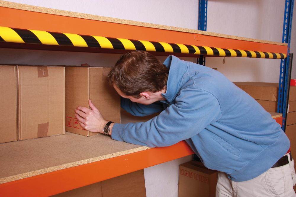 Produktbild Dancop Warn und Schutzprofil Typ F 1000mm gelb schwarz bild 3