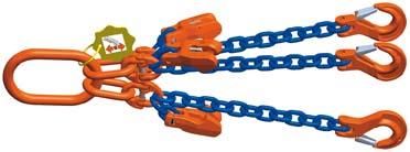 Produktbild FS Hebetechnik Dreistrang Kettengehänge mit Sondergüte Kette Tragfähigkeit 3750 kg