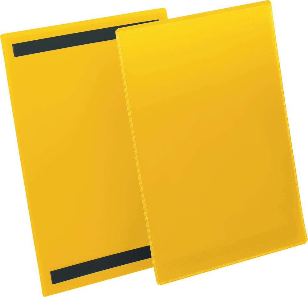Produktbild Durable Magnetische Etikettentaschen gelb B x H: 210 x 297 (A4 hoch) mm