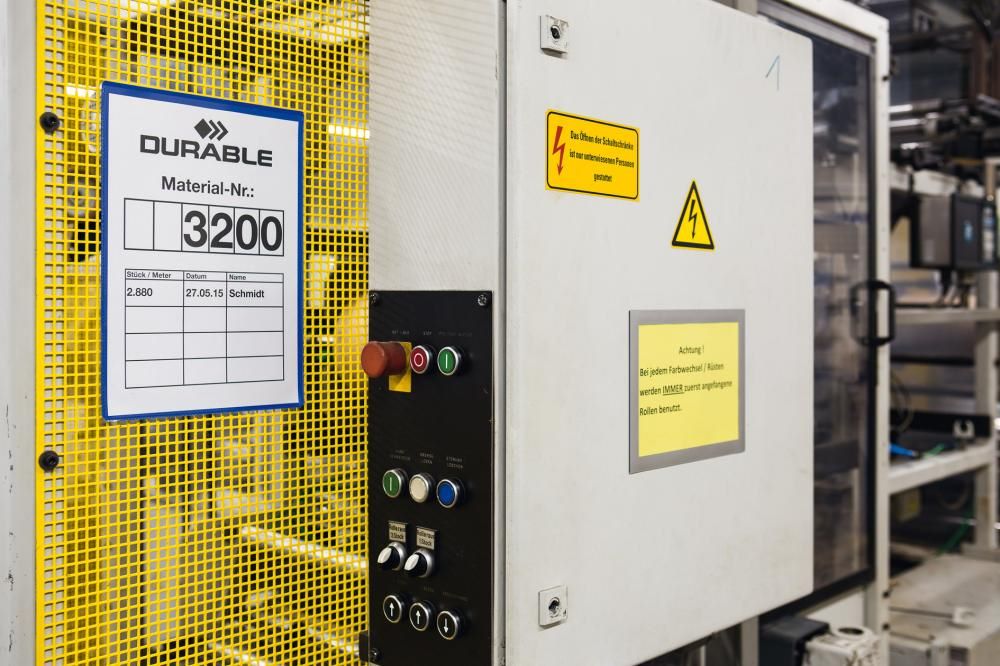 Produktbild Durable Magnetische Etikettentaschen gelb B x H: 210 x 297 (A4 hoch) mm bild 3