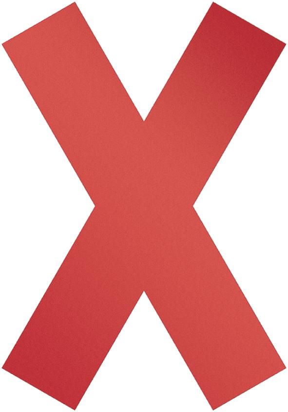 Produktbild Durable Bodenmarkierung signalrot 135 x 0,2 x 193 mm Kreuz