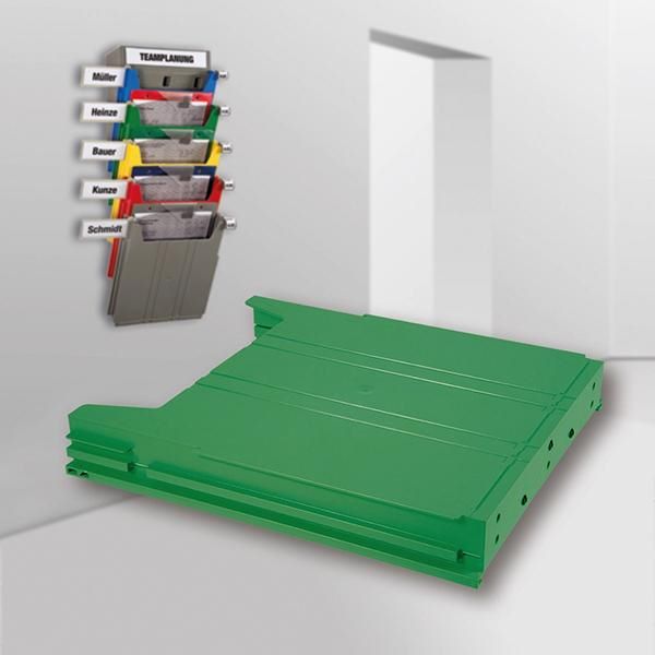 Produktbild Eichner Wandsortierer Big grün für DIN-A4-Auftragstaschen bild 2