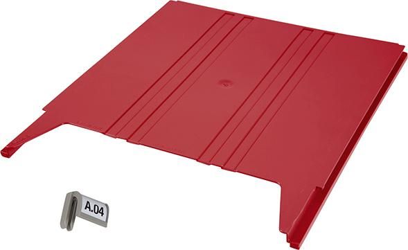 Produktbild Eichner Wandsortierer Flat L x B x H 302 x 240 x 15 mm rot bild 3