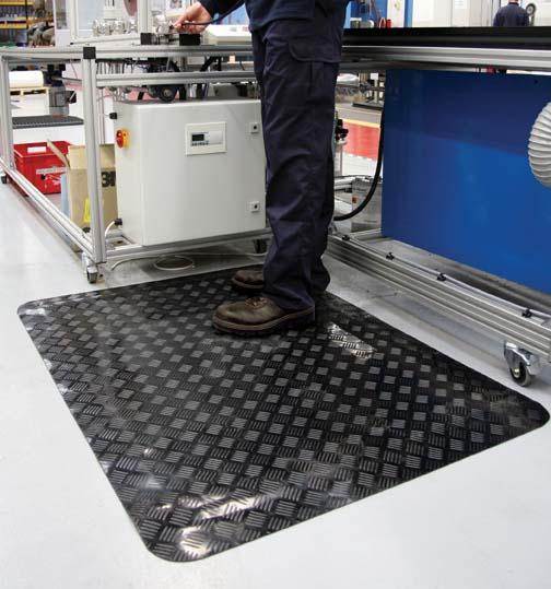 Produktbild Coba ESD Anti Ermüdungsmatte Senso Dial 1,0 x lfm. schwarz