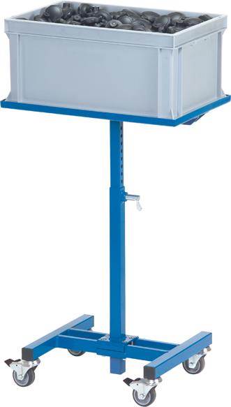 Produktbild Fetra Materialständer mit Rand Ladefläche 605 x 405 mm bild 2