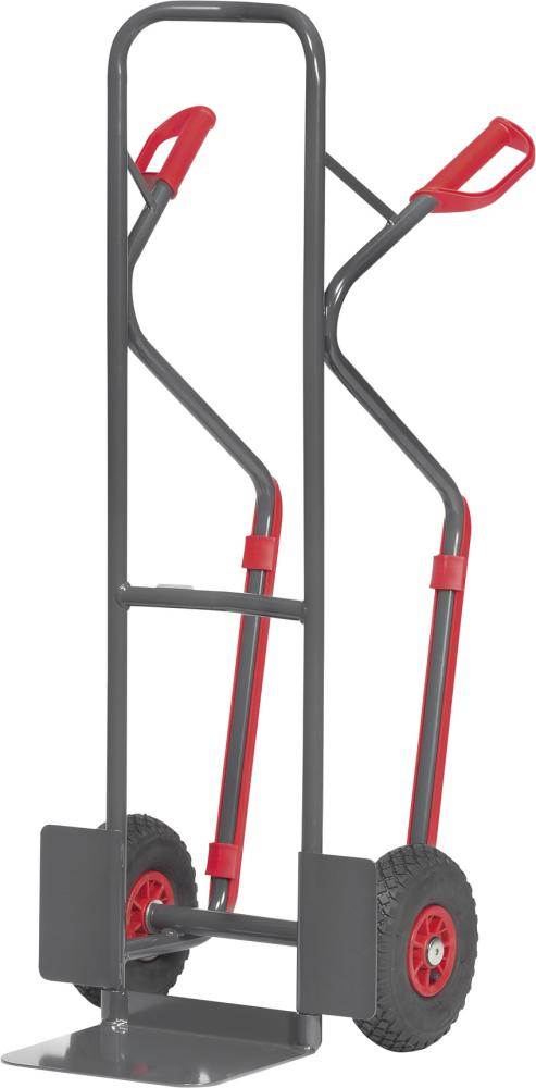 Produktbild Fetra Stahlrohrkarre mit Luft Bereifung 300kg Schaufelmaß 320 x 250mm