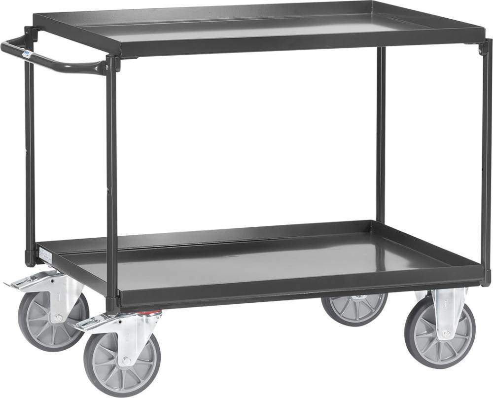 Produktbild Fetra Transportwagen mit 2 Wannen Ladefläche 1000 x 700 mm