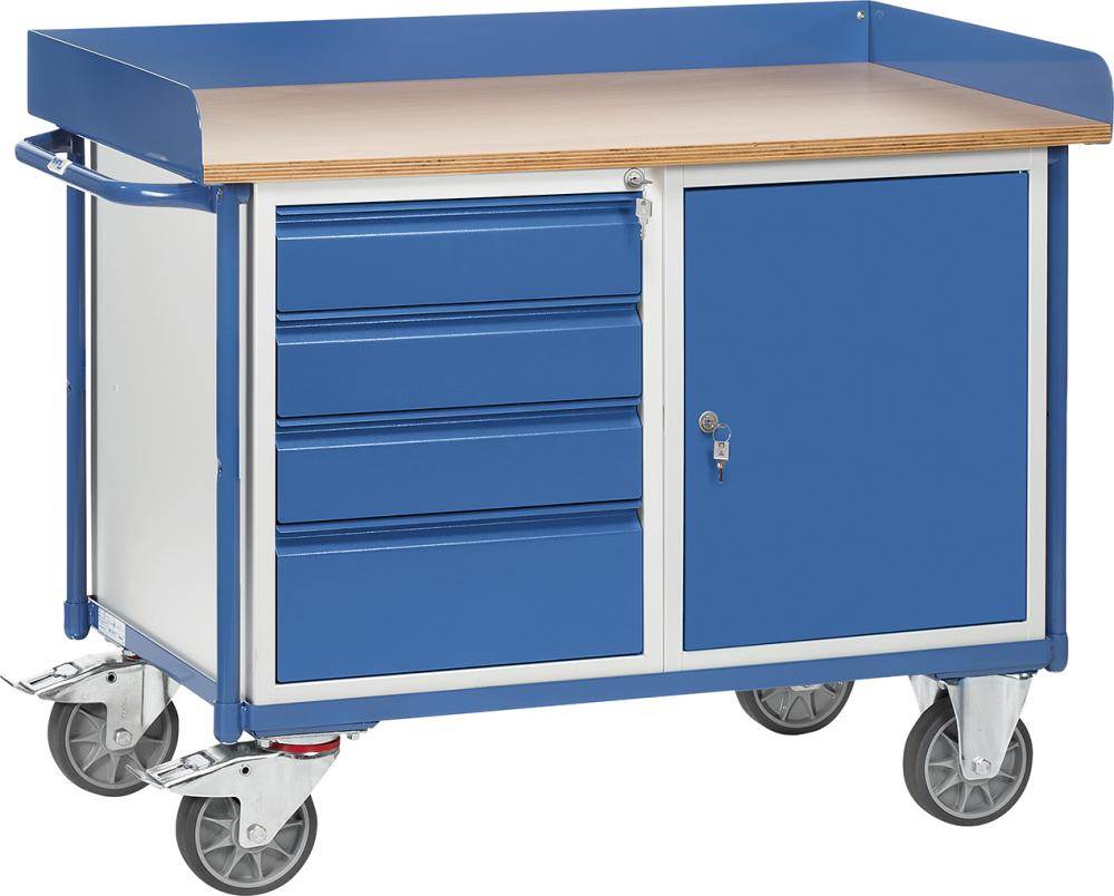 Produktbild Fetra Werkstattwagen Länge 1120mm Höhe 850mm Stahlschrank und Schubladenschrank