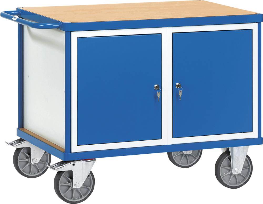 Produktbild Fetra Werkstattwagen Tragkraft 600kg Ladefläche 1050x700mm 2 Türen