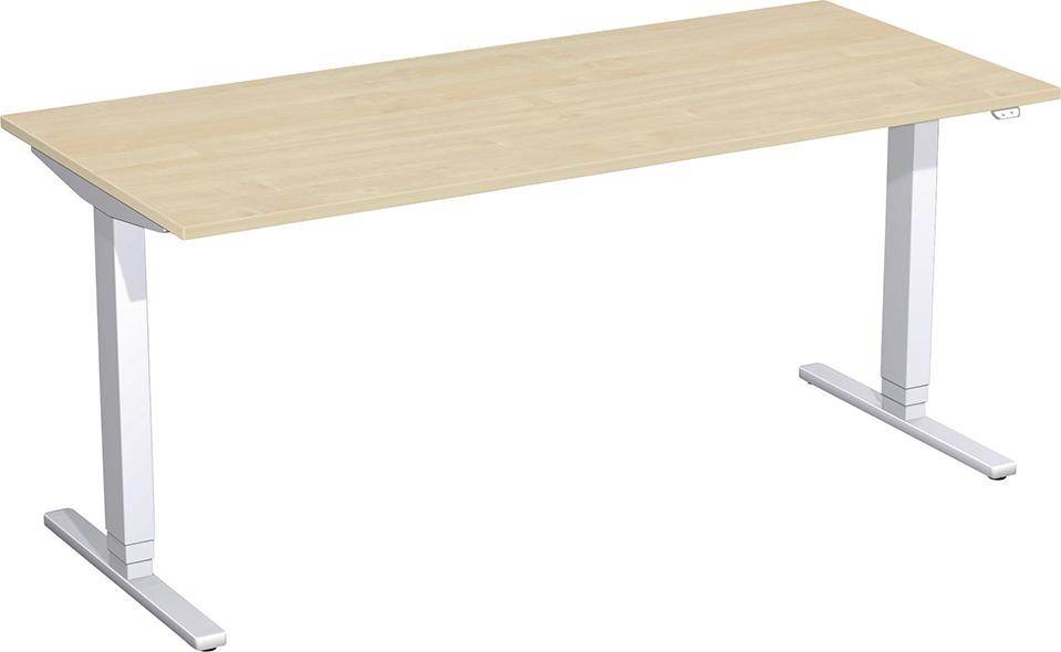 Produktbild Geramöbel Schreibtisch Flex höhenverstellbar 1800 x 800 x 650 bis 1250 mm Ahorn