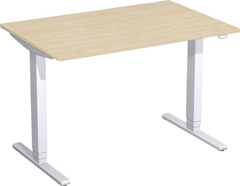 Produktbild Geramöbel Schreibtisch Flex höhenverstellbar 1200 x 800 x 650 bis 1250 mm Ahorn