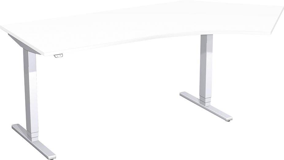 Produktbild Geramöbel Schreibtisch Flex höhenverstellbar 2166 x 800/1130 x 650 bis 1250 mm