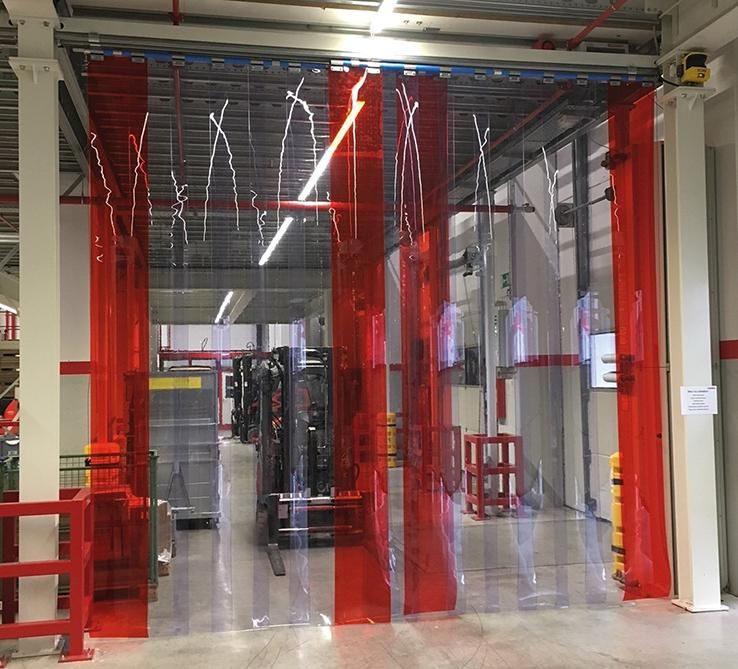 Produktbild Flexo Streifenvorhang Typ 3/100 BxSxH 300x3x5000mm transparent Lamelle Befestigung V bild 2