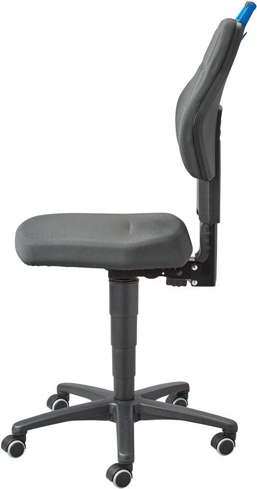 Produktbild FORUM Arbeitsstuhl mit Rollen Supertec blauer Griff bild 4