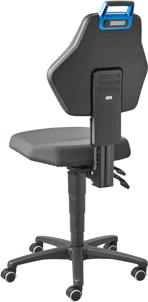 Produktbild FORUM Arbeitsstuhl mit Rollen Supertec blauer Griff bild 5