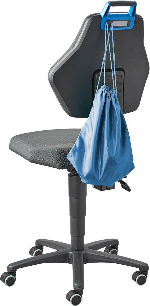 Produktbild FORUM Arbeitsstuhl mit Rollen Supertec blauer Griff bild 6