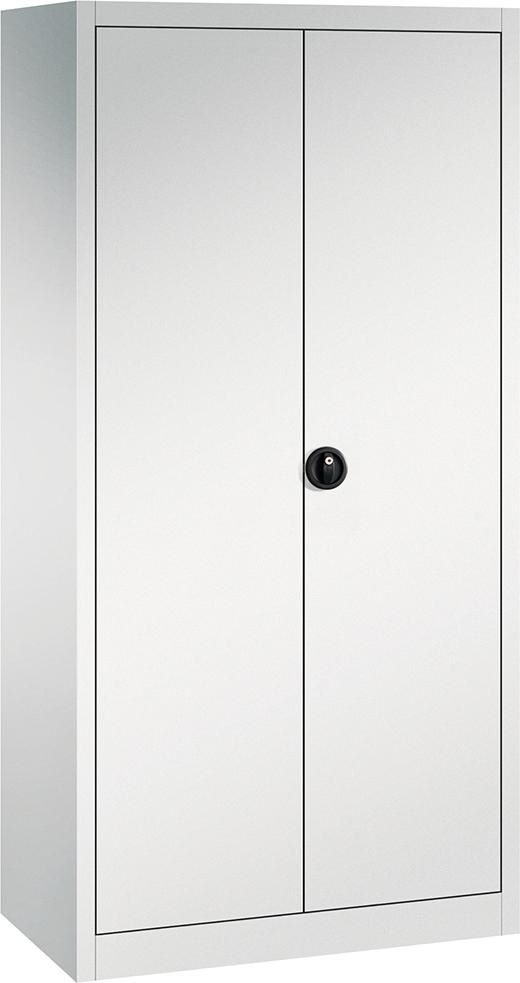 Produktbild FORUM Flügeltürenschrank mit Schloss und Schlüssel 930 x 1950 mm RAL 7035