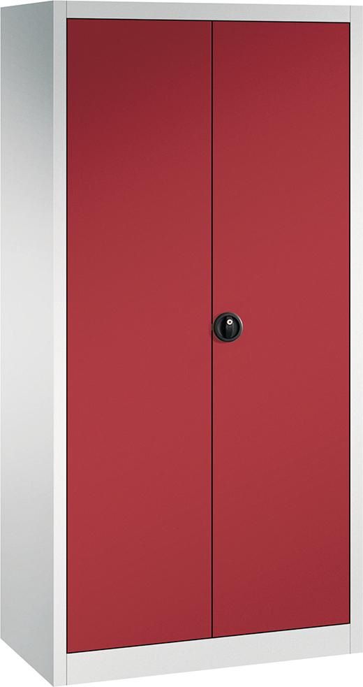 Produktbild FORUM Flügeltürenschrank mit Rundgriffverschluss 1950 x 500 mm RAL 7035 3003