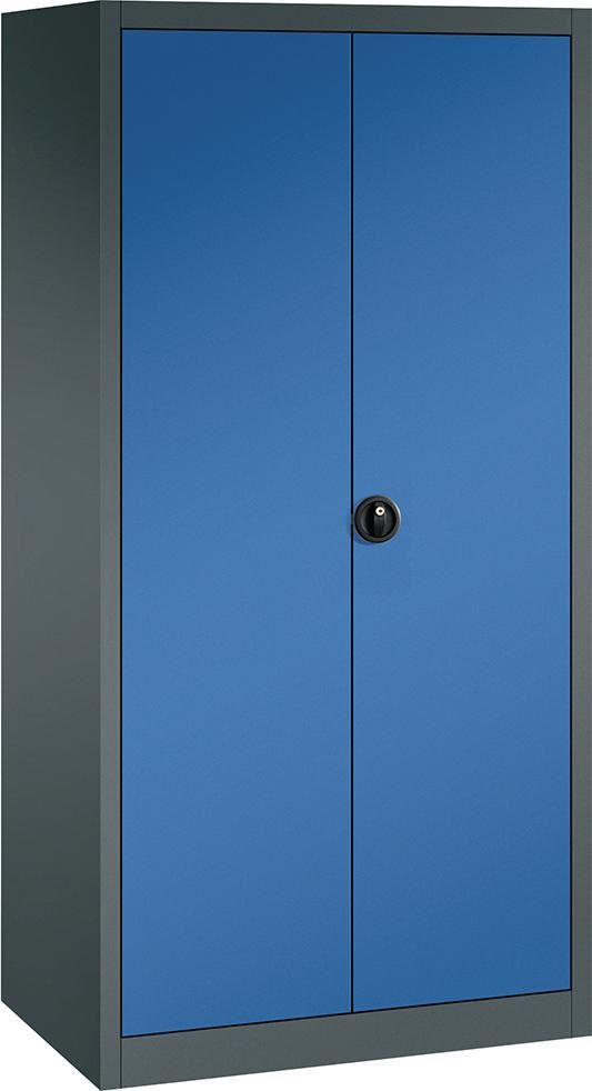Produktbild FORUM Flügeltürenschrank 1950 x 930 x 600 mm Böden verstellbar RAL 7016 5010