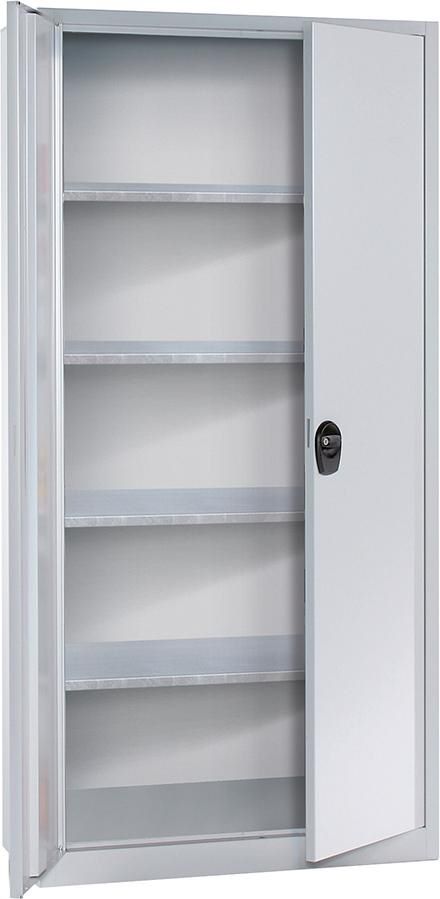 Produktbild FORUM Flügeltürenschrank 4 Fachböden 940 x 400 x 1950 mm
