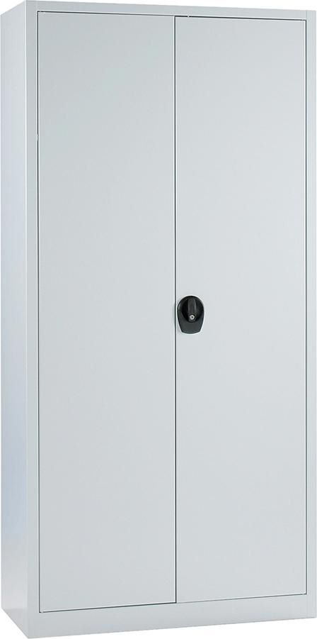 Produktbild FORUM Flügeltürenschrank Stahlblech 1950 x 940 x 400 mm RAL 7035 7035 bild 4