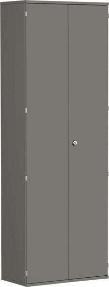Produktbild Geramöbel Flügeltürschrank Serie Pro Onyx 6 Ordnerhöhen B x T x H 800 x 425 x 2304 mm