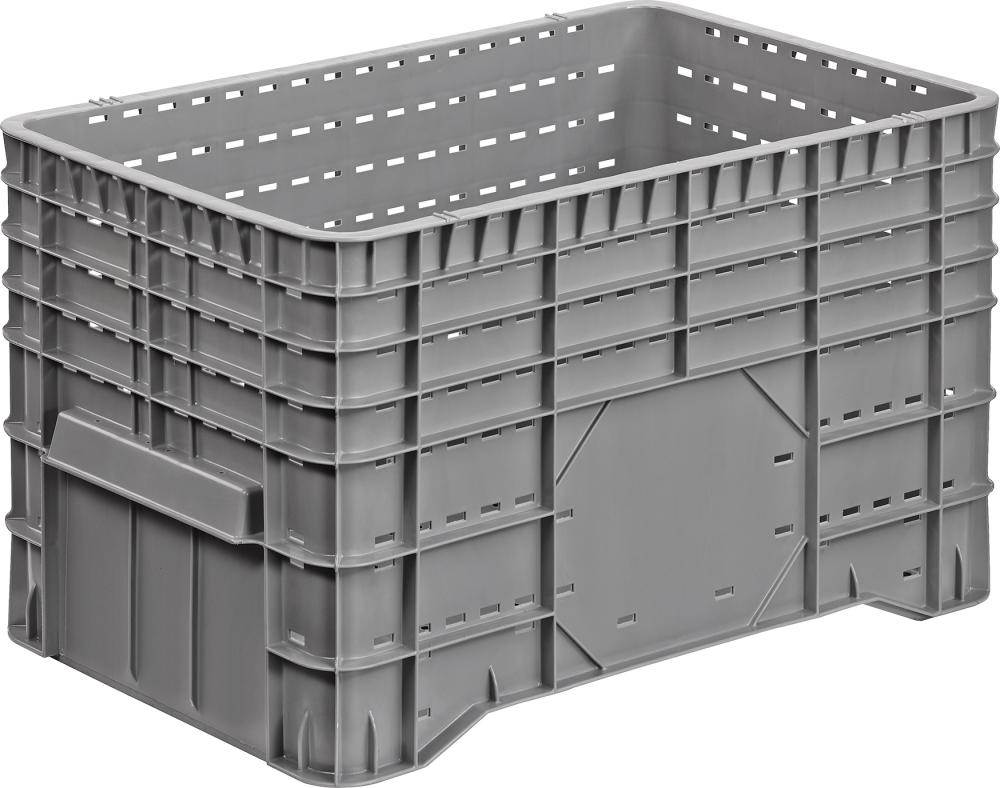 Produktbild Alpha Großbehälter PE mit 4 Füßen 1020 x 640 x 580 mm grau
