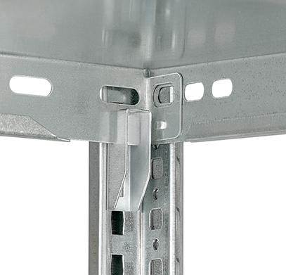 Produktbild Hofe Grundregal Edelstahl mit 4 Böden 1750 x 400 x 1000 mm bild 6