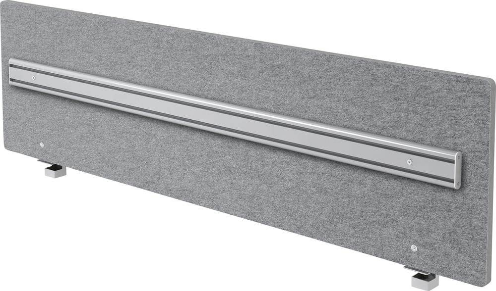 Produktbild Hammerbacher Akustik ORGAwand ARO18 für 180er Tisch grau-meliert Filzoptik