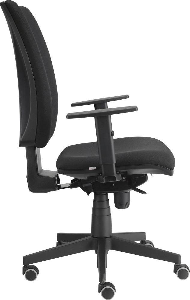 Produktbild Hammerbacher Drehstuhl Solid 1 VSDS1 Stoff 100% Polyester schwarz bild 2