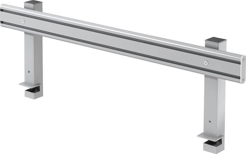 Produktbild Hammerbacher Orgaschiene ORG12 für 120er Tisch Silber Alu eloxiert