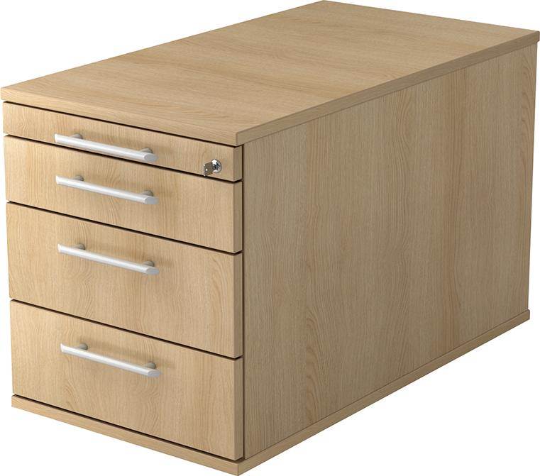 Produktbild Hammerbacher Rollcontainer TC30 42,8 x 80 x 51,2 cm Eiche