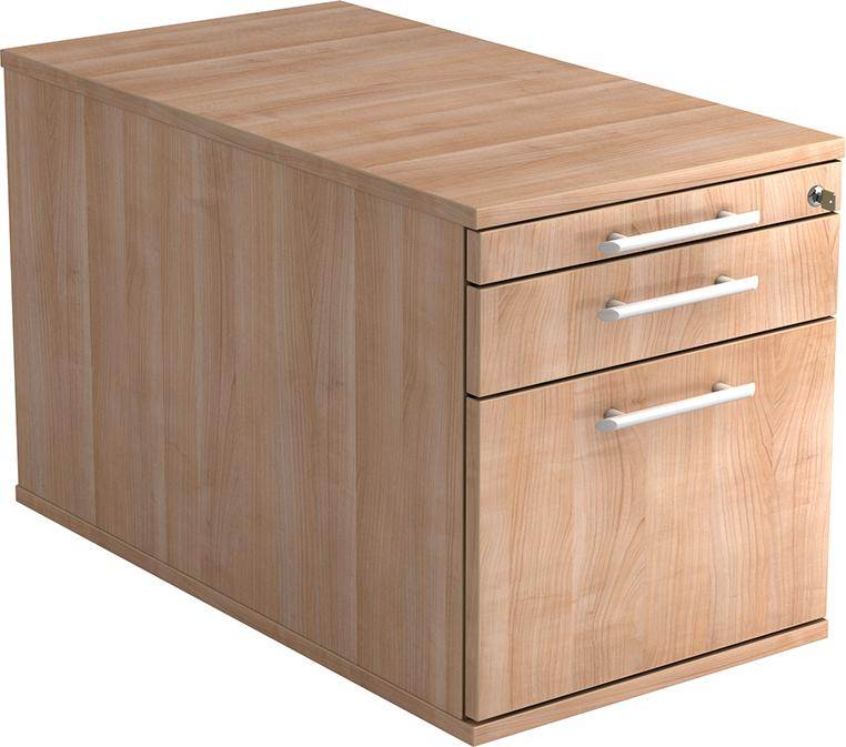 Produktbild Hammerbacher Rollcontainer TC20 42,8 x 80 x 51,2 cm Nußbaum