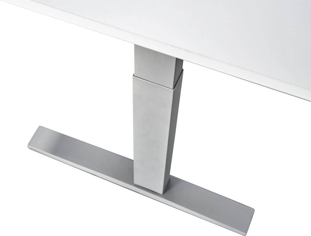 Produktbild Hammerbacher Schreibtisch höhenverstellbar 1600 x 800 x 700 bis 1200 mm Platte Weiß bild 4