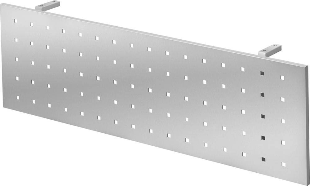 Produktbild Hammerbacher Schreibtisch Sichtblende RSI12 für 120er Tisch Silber