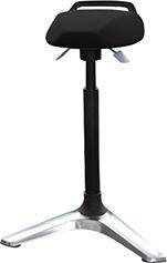 Produktbild Hammerbacher Stehhilfe verstellbar 63 bis 93 cm Schwarz