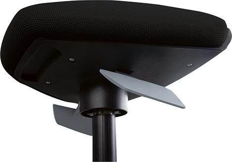 Produktbild Hammerbacher Stehhilfe verstellbar 63 bis 93 cm Schwarz bild 5