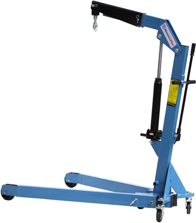 Produktbild HanseLifter Werkstattkran Modell WK V-Gabelträger Tragfähigkeit 500 kg klappbar
