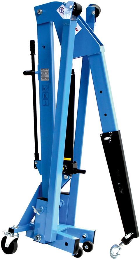 Produktbild HanseLifter Werkstattkran Modell WK V Gabelträger klappbar Tragfähigkeit 1000 kg bild 2