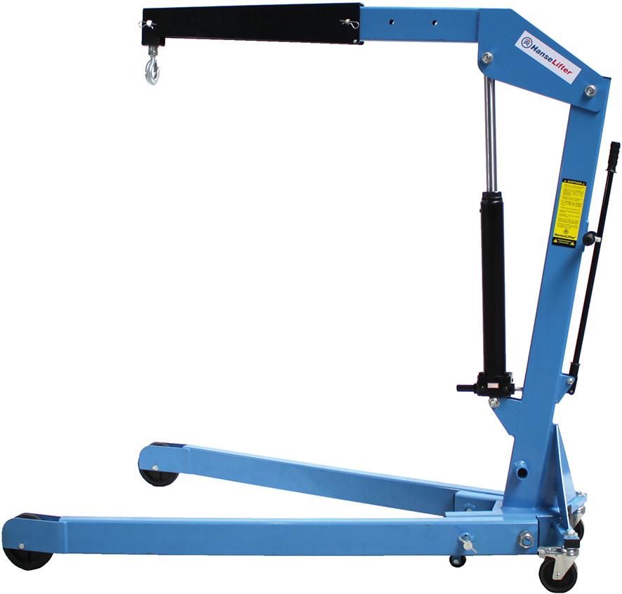 Produktbild HanseLifter Werkstattkran Modell WK Tragfähigkeit 2000 kg V-Gabelträger