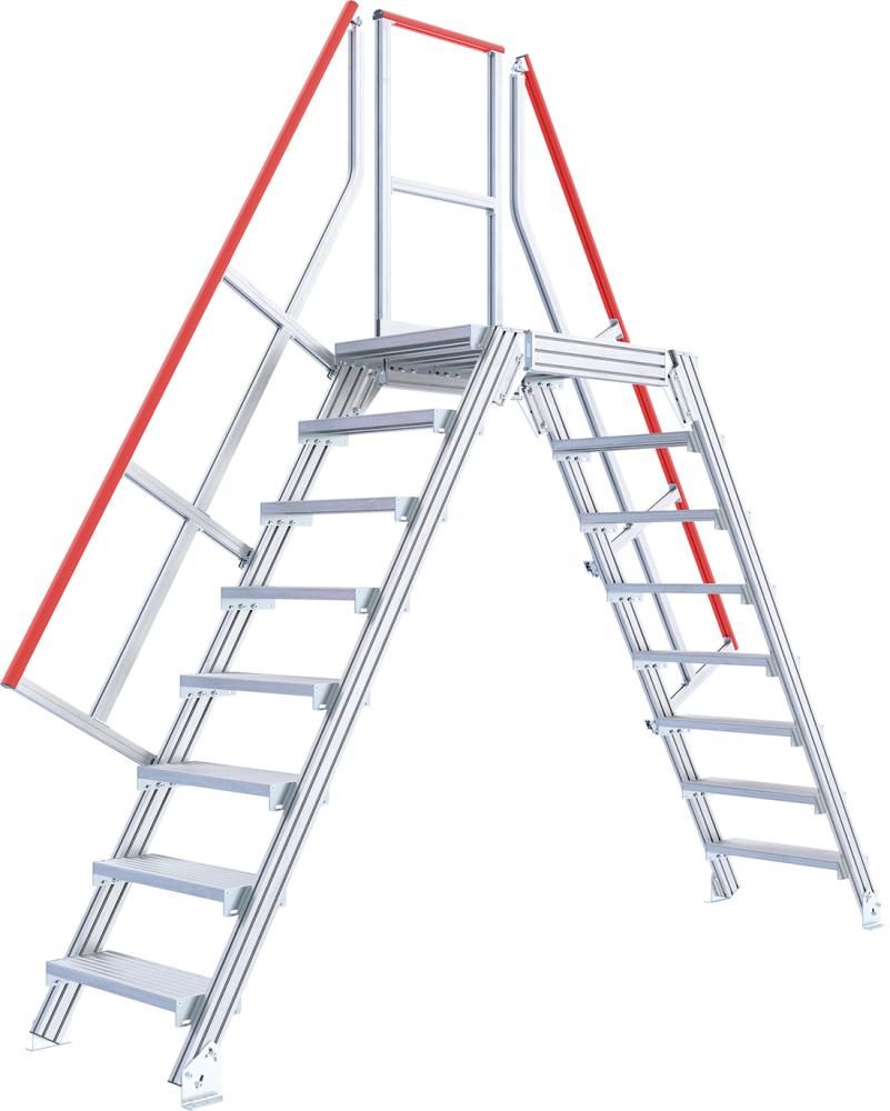 Produktbild Hymer Überstieg für Treppen 4 Stufen Aluminium