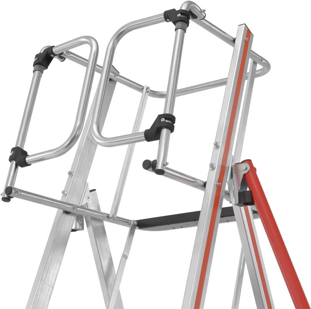 Produktbild Hymer Plattformleiter ProTect Maße der Plattform 600 x 425 mm Alu bild 2