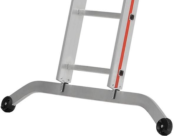 Produktbild Hymer Schiebeleiter zweiteilig mit 2 x 18 Sprossen Reichhöhe 9,86 m bild 5