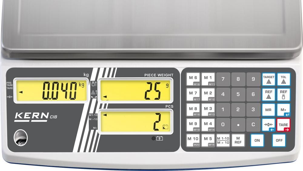 Produktbild Kern Zählwaage CIB 30K-3 Wägebereich 30 kg Ablesbarkeit 2 g bild 2